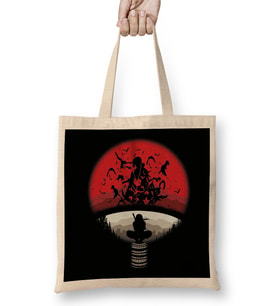 Anime Itachi Uchiha Sacrifice Bez Çanta Uzun Saplı