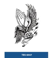 TBS-8447 ORTA BOY EL KANAT DESEN GEÇİCİ DÖVME-TATTO