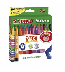 Alpino Maxi Keçeli Boya Kalemi 24 Renk 