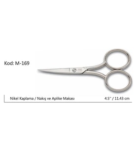 Europe Az Kalın Nakış Makası Süper Kalite No:4,5 11,43 Cm