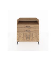 Kronos Şifonyer 2 Raflı 2 Çekmeceli 2 Kapaklı 88x59x96 Çam-Çam