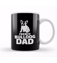 French Bulldog Dad Pug Kupa Bardak Porselen