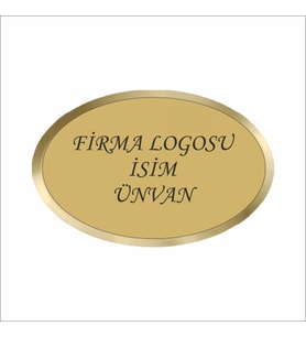 Yaka Kartı 10 Adet (Gold)
