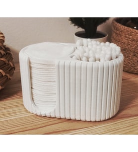 3D Baskı Pamuk ve Kulak Çubuğu Organizer – Banyo Düzenleyici