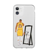 Iphone 11 Uyumlu Lebron James Goat Tasarımlı Şeffaf Telefon Kılıfı