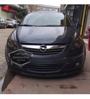 Opel Corsa D 2006-2014 Uyumlu Astra H lip Esnek Ön Lip 2 Parça Tampon Altı Dil Karlık Ön Ek