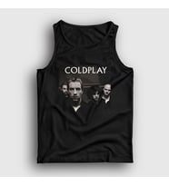 Presmono Unisex Siyah Band Coldplay Atlet 468917tt