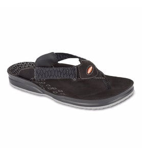 LIZARD FLING SKIN DARK GREY SANDALET 40