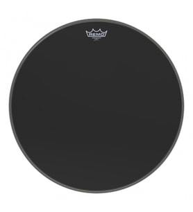 REMO ES-1022-00 22 inç AMBASSADOR® EBONY Bas Davul Derisi