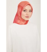 Sura İpek Eşarp  9104D (S ) (Kiremit)