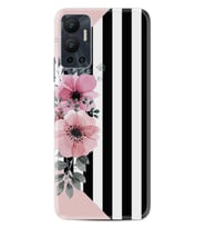 Infınix Hot 12 Kılıf Resimli Desenli Baskılı Silikon Flowers 4 1390