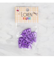 Crafts 8 Li Mor Çoban Düğme - 130