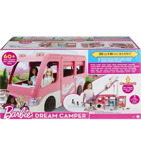 Barbie'Nin Rüya Karavanı, 76 Cm Yüksekliğinde Ve Dönen Tekerlekli,  HCD46