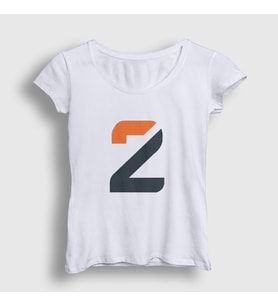 Presmono Kadın Beyaz Logo Two Oyun Overwatch T-Shirt 361119tt
