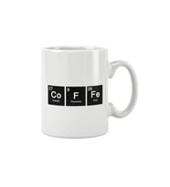 Coffee Periyodik Tablo Öğrenci Eğlenceli Hediye Baskılı Kupa Bardak