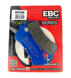 Ebc Sfac388 2007-2013 Suzuki Burgman 200 Uyumlu Ön Fren Balatası Karbon Balata