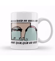 Karabiberim Motto Kupa Bardak Porselen