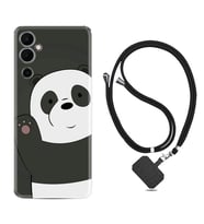 Tecno Pova Neo 2 Kılıf Silikon Boyun Askılı İpli Desenli Silikon Hello Panda 1709