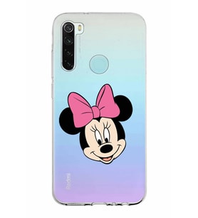 Xiaomi Redmi Note 8 Uyumlu Kapak Minnie Mouse Tasarımlı Şeffaf Silikon Kılıf