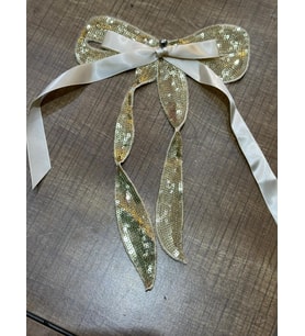 25X18 CM PUL PAYETLİ TÜL FİYONK İNCİ BONCUKLU APLİKE DİKİŞ GİYİM AKSESUARI