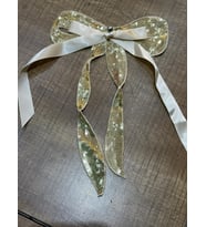 25X18 CM PUL PAYETLİ TÜL FİYONK İNCİ BONCUKLU APLİKE DİKİŞ GİYİM AKSESUARI