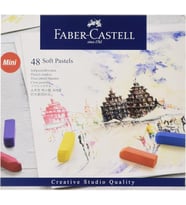 Faber-Castell Creative Studio Toz Pastel Boya, 48 Renk, Yumuşak Doku, Yoğun Pigment, Sanatsal Kullan (Standart)