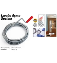Lavabo Ve Gider Boruları Açacağı - Lavabo Açma Sustası - 8Metre (4887)
