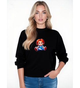 CHUCKY UNİSEX SWEATSHİRT (Siyah)