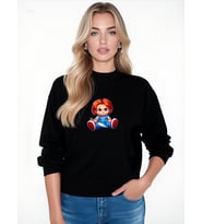 CHUCKY UNİSEX SWEATSHİRT (Siyah)