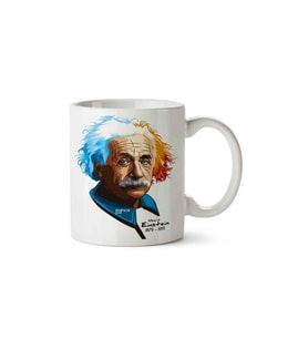 Einstein 2 Porselen Kupa Bardak