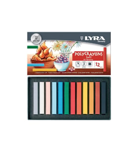 Lyra Toz Pastel Boya Polycrayons 12 Lİ 5651120 (Karışık)