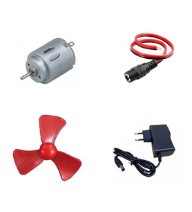 Adaptörlü Motor Pervane Soketli Elektrik Deney Seti - Öğrenci Elektrik Devresi