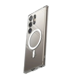 ERTAN Samsung Galaxy S24 Ultra Kılıf Magneticsafe Şeffaf Silikon - Şeffaf