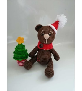 Bihter Ayıcık Amigurumi Organik Oyuncak