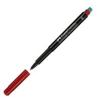 FABER CASTELL PERMANENT KALEM KIRMIZI M