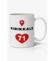 Kırıkkale Baskılı Kupa Bardak Baskılı Kahve Kupa Bardak