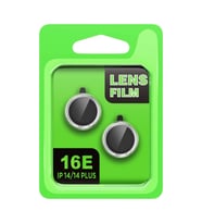 Newface Apple iPhone 16E Raze Metal Kamera Lens - Gümüş