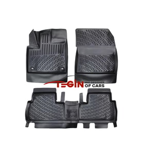 Peugeot Rifter Skypack Paket 3D Havuzlu Paspas 2022 Siyah