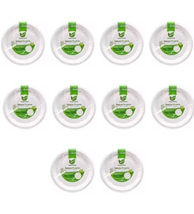 Roll-Up Nature Ekolojik Karton Kağıt Tek Kullanımlık Tabak - 26 Cm. - 50 Adetlik 10 Paket