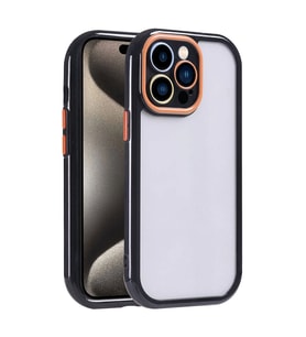 Apple iPhone 15 Pro Kılıf Kamera Korumalı Renkli Kenar ve Çerçeve Tasarımlı Zore Vitamin Kapak