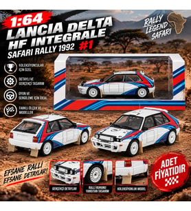 1/64 Lancia Delta HF Integrale Safari Rally 1992 #1 (adet fiyatıdır)