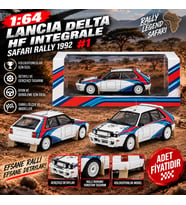 1/64 Lancia Delta HF Integrale Safari Rally 1992 #1 (adet fiyatıdır)