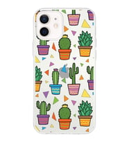 PrintiFy Apple  iPhone 12 Mini ile Uyumlu 1mm Slim Fit Water Color 4 Baskılı Şeffaf  Kılıf