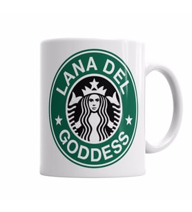 Lana Del Rey Goddess Branca Kupa Bardak Porselen