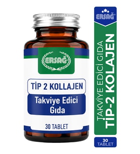 ERSAĞ Tip 2 Kollajen İçeren Takviye Edici Gıda 30 Tablet