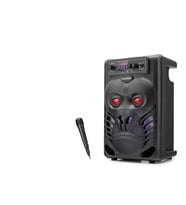 Bluetooth Karaoke Hoparlör Fm 8 Mikrofonlu 34 X 22.7 X 17.6 Cm - Siyah ND2820