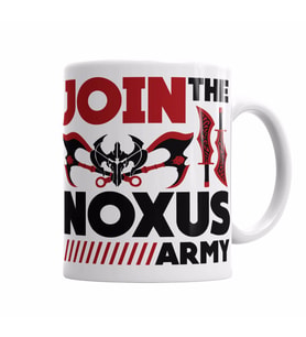League Of Legends Noxus Army Kupa Bardak Porselen