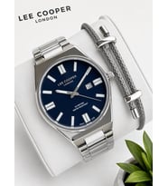 Lee Cooper 2 Yıl Garantili Takvimli Kadran Bileklik Hediyeli Erkek Kol Saati E8325.390