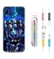 Huawei P20 Lite Mate 10 20 Lite Pro P40 Lite KılıfKablo Koruma Spiral Silikon Thunder Play 1760