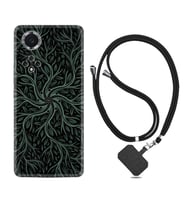 Huawei Nova Y70 Y90 Nova 9 SE  Kılıf Boyun Askılı Silikon Sarmaşıklar 1675
